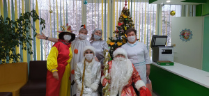 Новогодний марафон поздравлений  продолжается в детской поликлинике Нягани