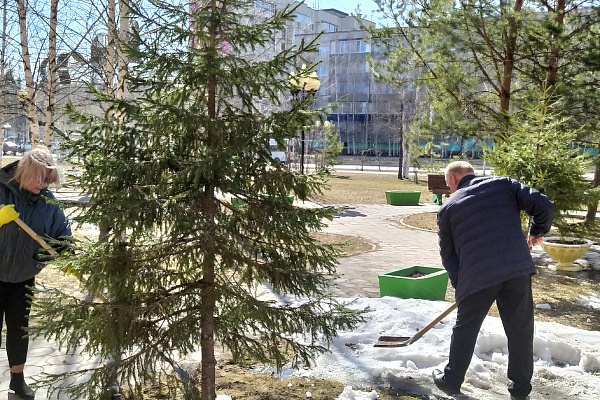 Первый весенний субботник проведен! 